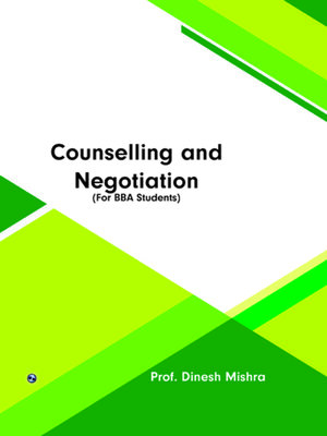 cover image of Counselling and Negotiation
